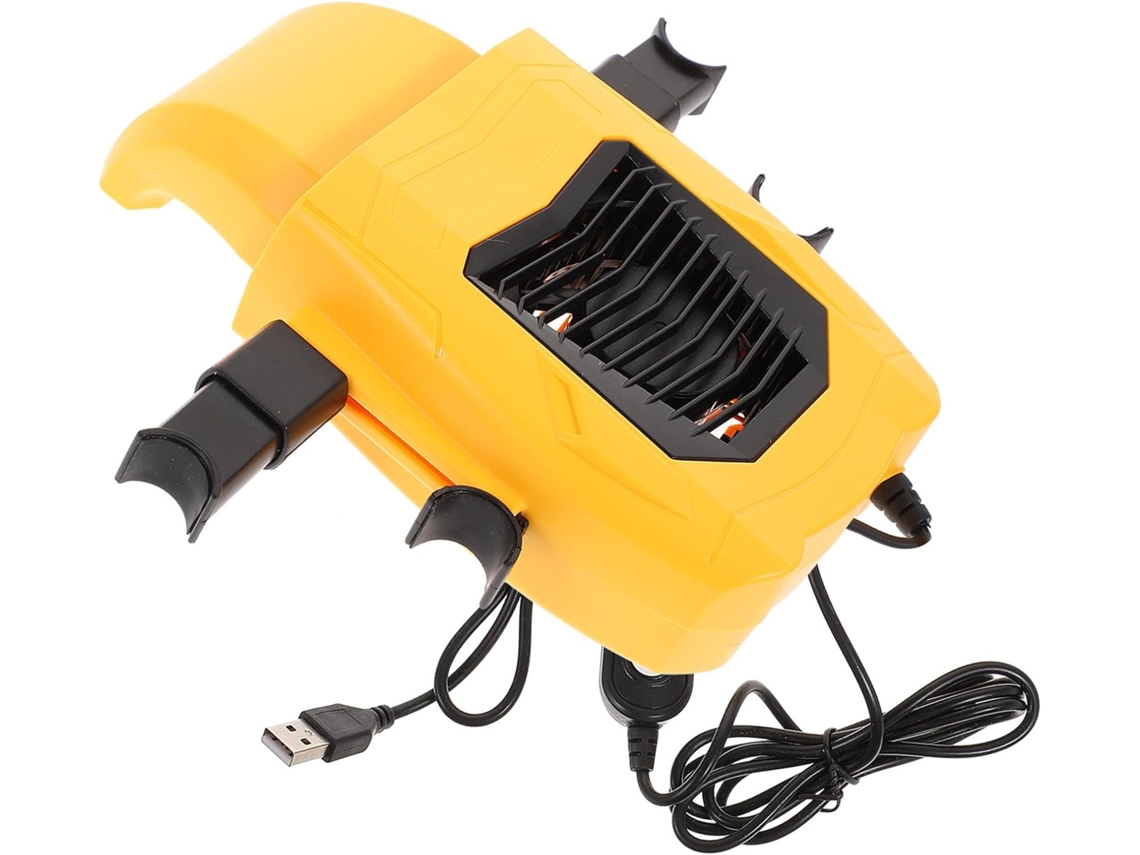 Ventilador Portátil Usb Para Carro Com Velocidade Ajustável, Ventilador De Resfriamento Em Abs Para Assento Carro, Ideal