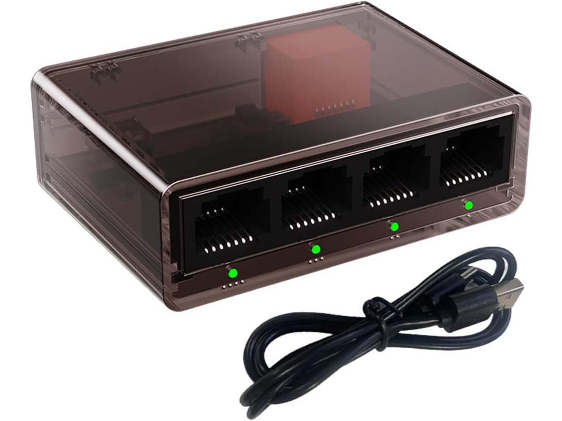 Switch Gigabit Ethernet De 5 Portas E 1000 Mbps Para Redes Perfeitas.