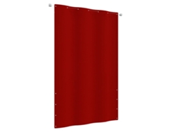 Vidaxl Tela De Varanda 140x240 Cm Tecido Oxford Vermelho