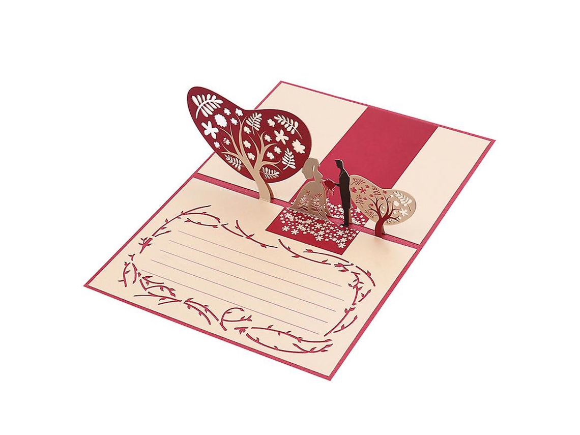 1pcs Cartão De Casamento Allinless