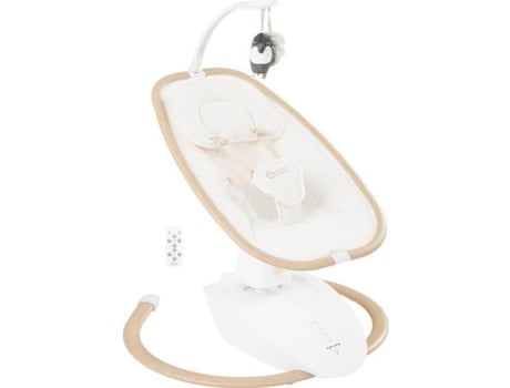 Balancelle Bébé Swoon Hoop Controle Remoto Incluído, Ultra Confortável, Design Elegante, Assento Rotativo 90°, Arco De Jogos Babymoov
