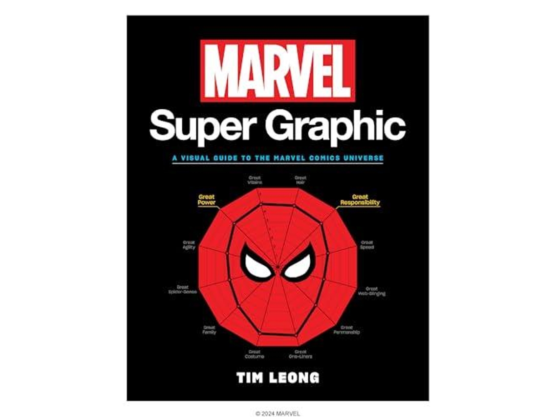 Livro Marvel Super Graphic de Tim Leong (Inglês)