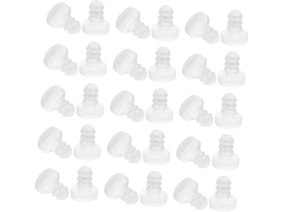 Balacoo 50 Peças De Amortecedores Borracha Para Móveis Com Furo 5mm, Alta Resistência A Impactos E Fácil Instalação Em