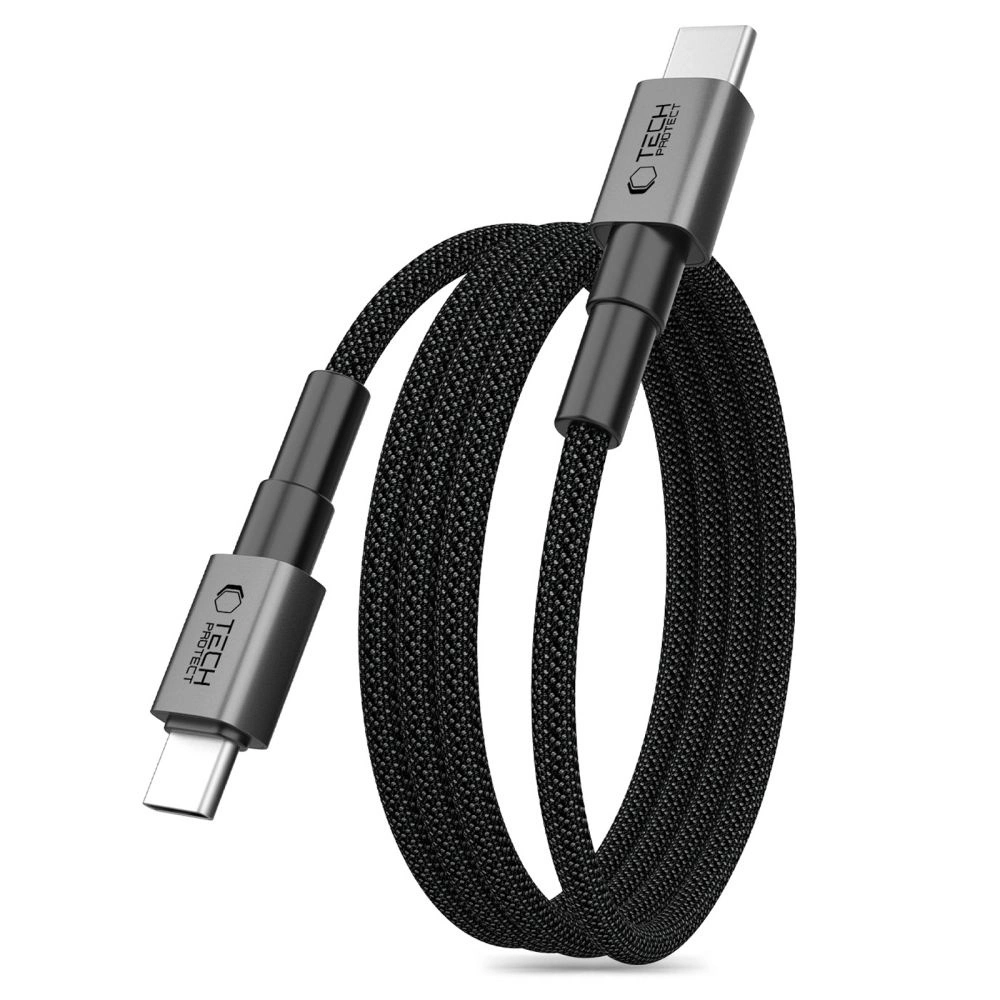 Cabo Usb-c Ultraboost Dna Magtwist Tech-protect Para Laptop E Celular 100w