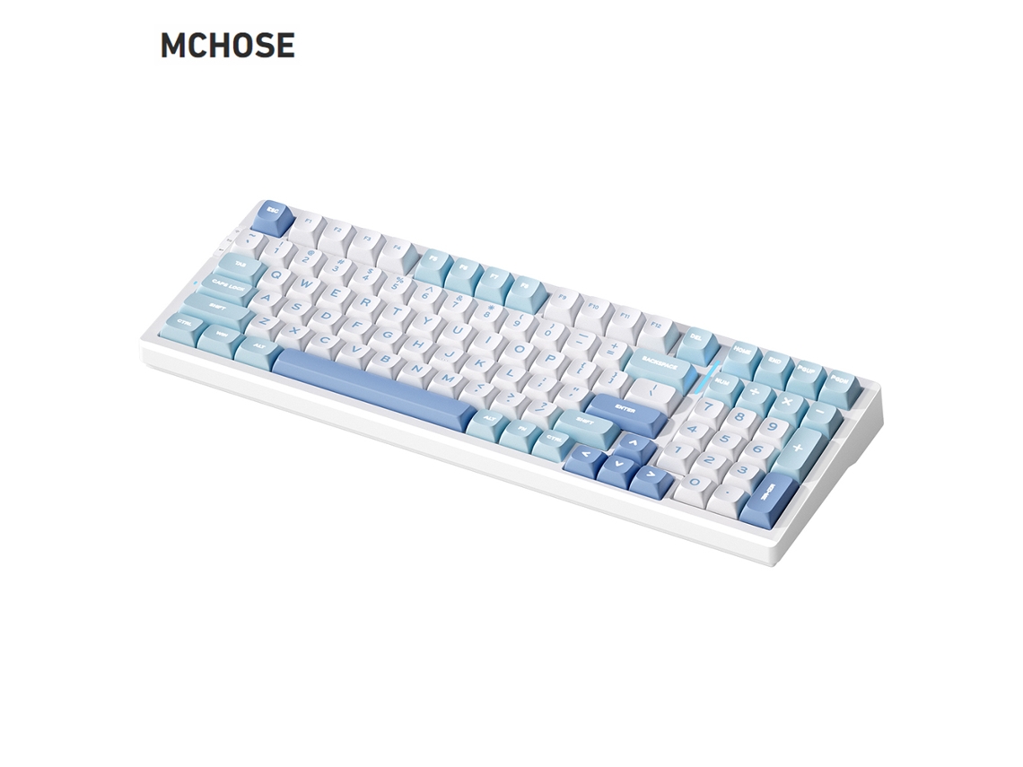 Teclado Mecânico Sem Fio Mchose G98 Tri-modo Iluminado