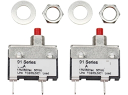 2 Disjuntores Miniatura Série 91de 4a, Interruptor De Proteção Contra Sobrecarga