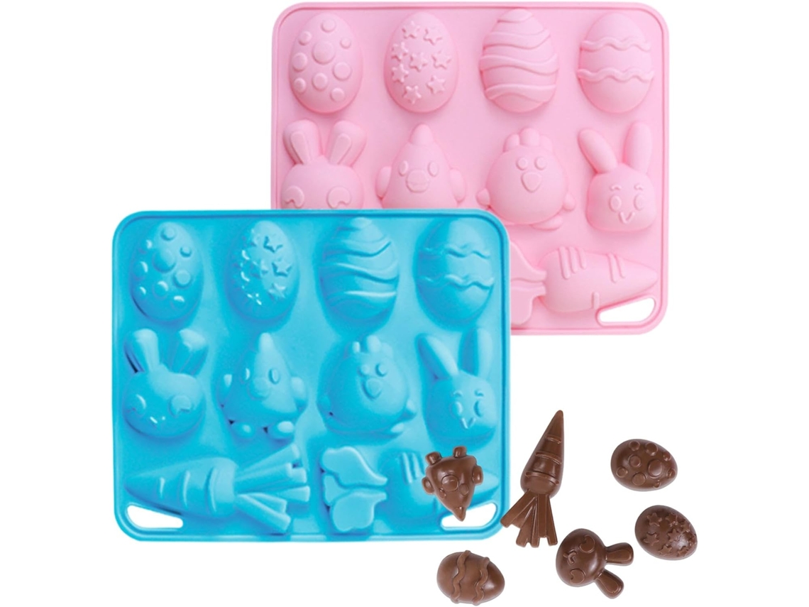 Formas De Silicone Páscoa, Formas De Chocolate Páscoa | Molde