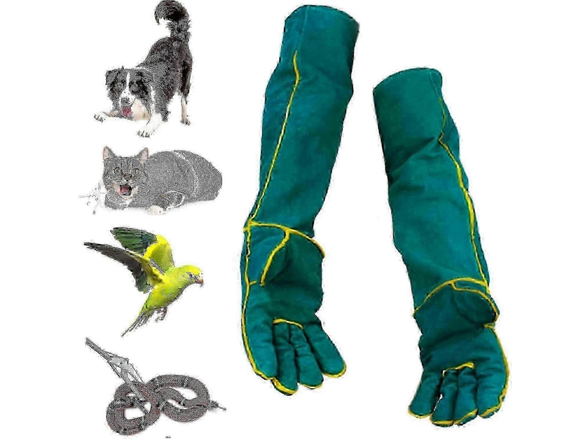 Luvas Resistentes A Mordidas De 60 Cm/24 Polegadas Para Manuseio De Animais, Jardinagem E Adestramento De Cães.