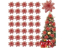 36 Enfeites de Flores de Natal, Decorações para Árvores Rayon Decoração, Ergonômico, Uso Diário STELASPLEN