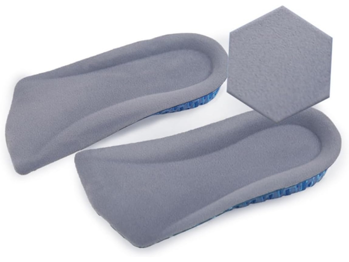 Palmilhas De Silicone Confortáveis Para Aumento Altura, Respiráveis E Invisíveis, Da Eringogo, Para Sapatos E Botas