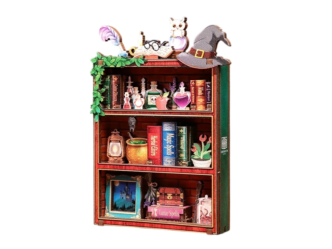 Mini Book Nook Magic Bookshelf
