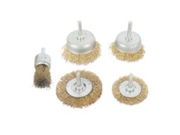 Conjunto de 5 lâminas de aço inoxidável para desbaste, lâmina grossa e ondulada para remoção de ferrugem.