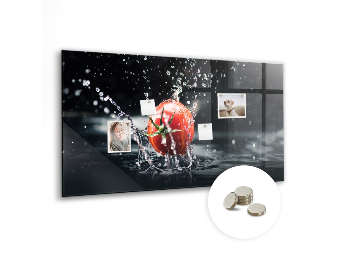 Quadro Magnético Tomate Para A Cozinha Espelharte (120x60 Cm)