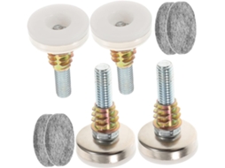 Conjunto De 4 Pés Niveladores Ajustáveis Popetpop Para Móveis, Para Proteger Os Pés De Mesas E Cadeiras O Piso