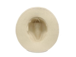 2026 sombrero Fedora de Paja para Hombre Pvj 80% Paja de Papel 20% Nylon Uv Ligero Transpirable Moda Diy Caqui