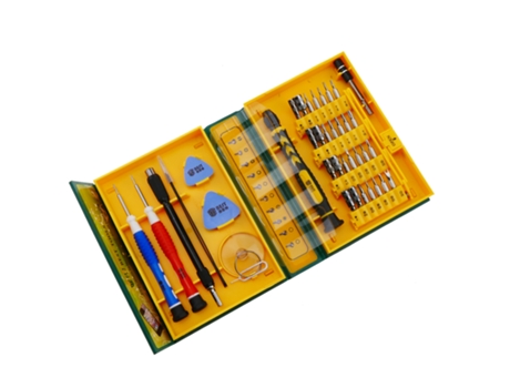 Kit De Chaves De Fenda para Dispositivos Electrónicos Modelo 37 Peças-8921 BEST