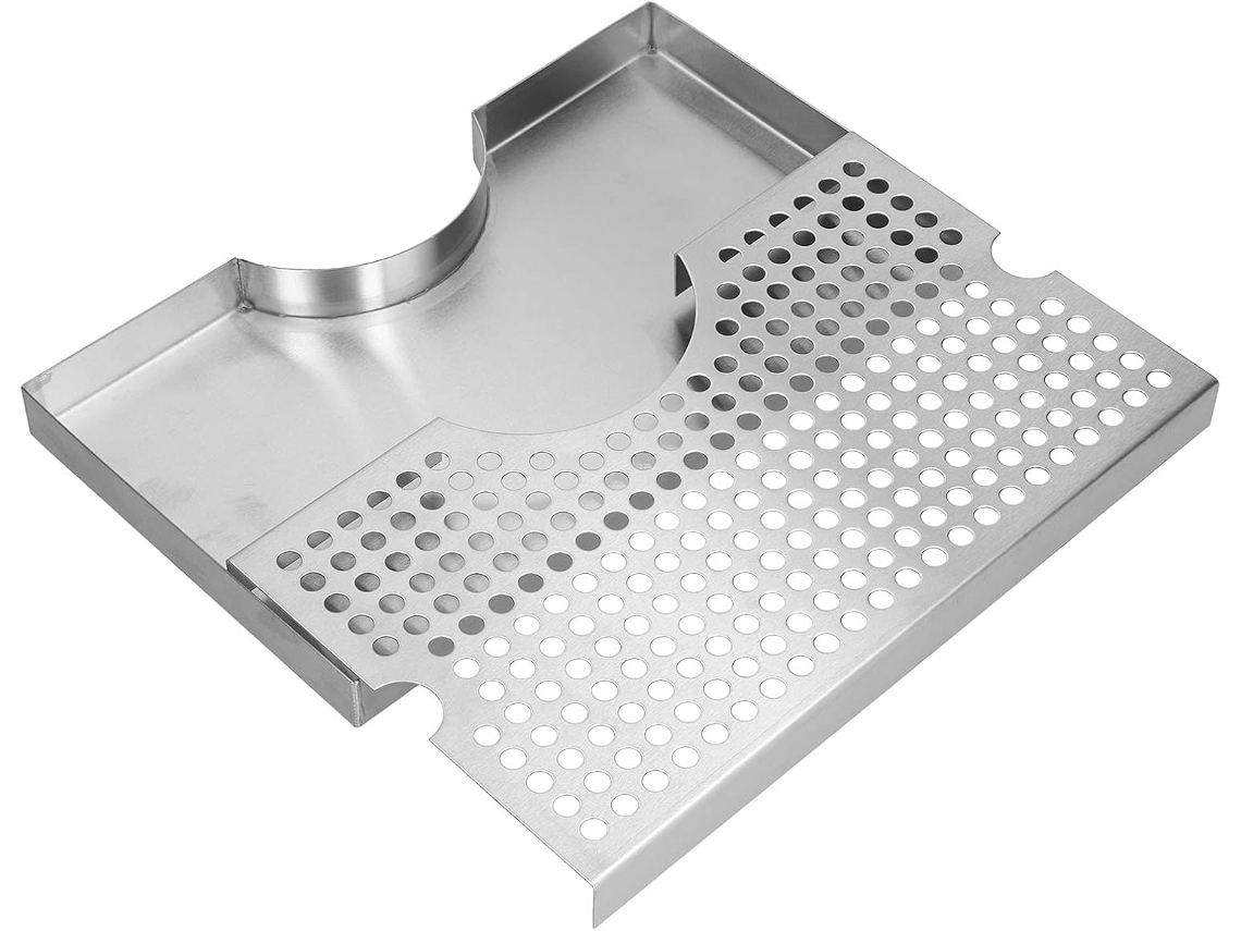 Bandeja Coletora De Gotejamento Para Chope, 30,3 X 18 2,4 Cm, Aço