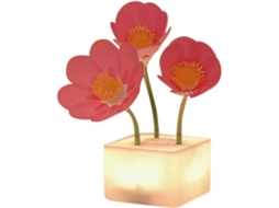 Luz noturna automática em forma de flor para Cabeceira