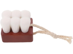 Escova Esfoliante Facial - Limpeza - Manual Com Cerdas Macias E Laço