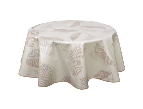 Toalha de Mesa BALEO Redonda Oleado Diam Cru PVC Multicor