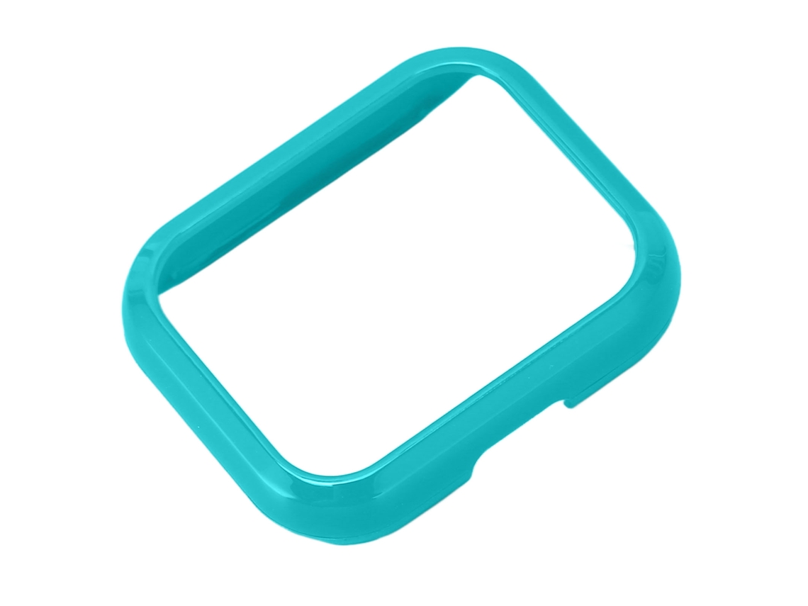 Capa Protetora Bumper Case de Plástico Anti impacto para Realme Watch S10 Cor Verde Noturno