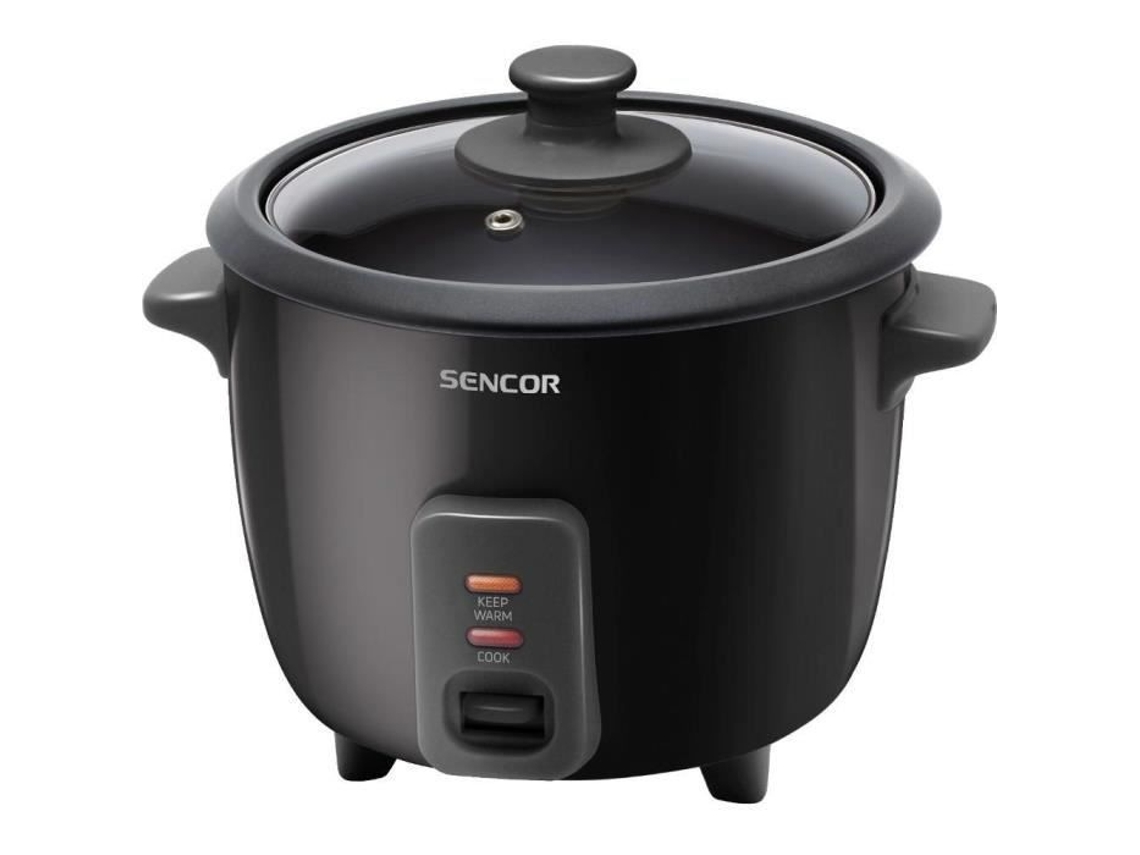 Cu Cooker Elétrico Sencor Srm 0601bk Cozinho Para Arroz Com Luzes Indicadoras, 300 W, Preto