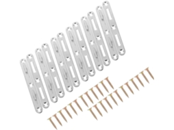 Fixadores Para Grades De Cama Osaladi, Fácil Instalação, Conjunto Com 6 Peças Para Camas De Ferro Na Cor Prata E Design