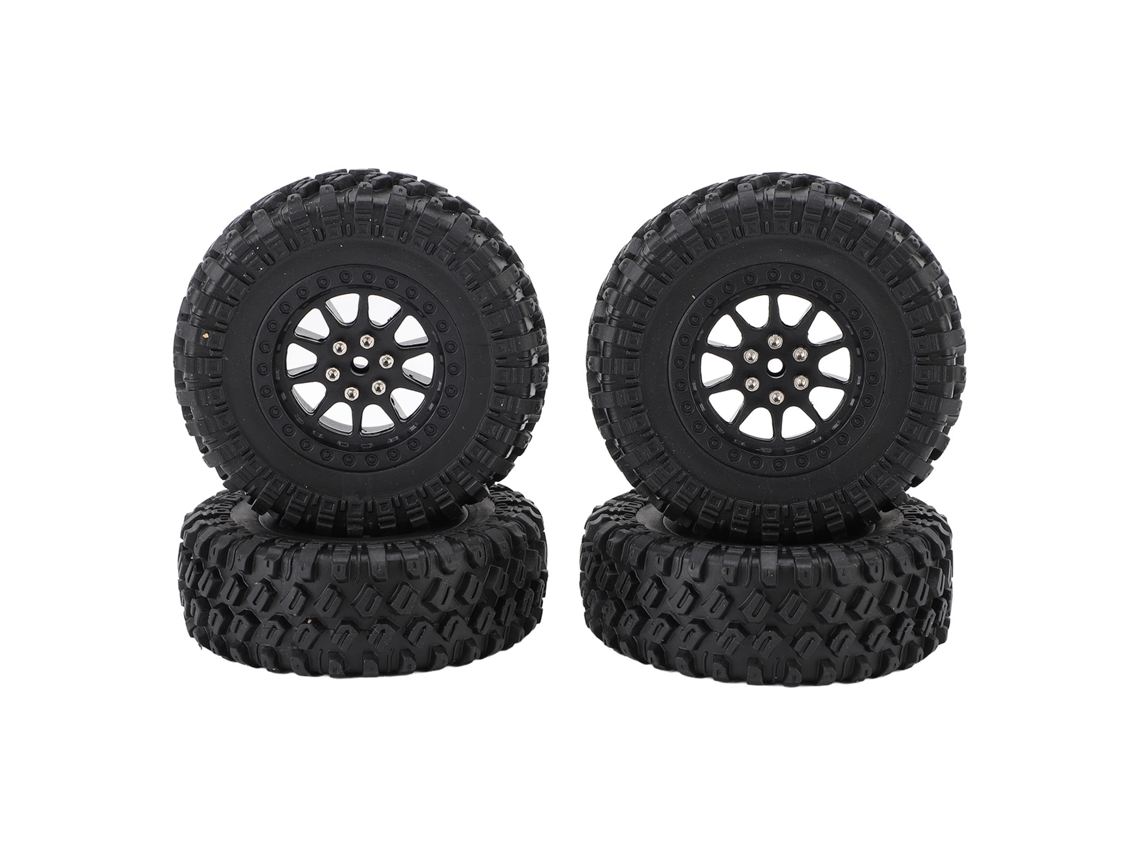 Pneus De Borracha Para Carro Rc Sturdy Pneu De Caminhonete Controle Remoto Para Mn82 Preto