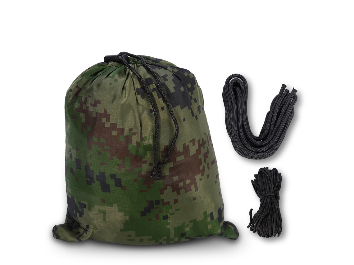 Tenda Hamaca Camping Camuflagem com Mosquito Net