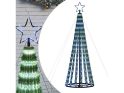 Conjunto 1 Árvore De Natal Led Vidaxl Azul