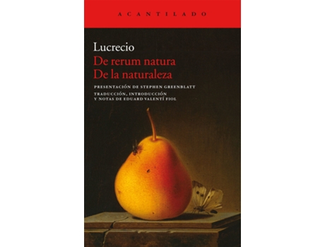 Livro De La Naturaleza, De Rerum Natura de Lucrecio (Espanhol)