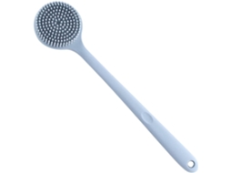 Escova De Banho Familiar Silicone Com Cabo Esfoliante, Ideal Para Membros Inferiores