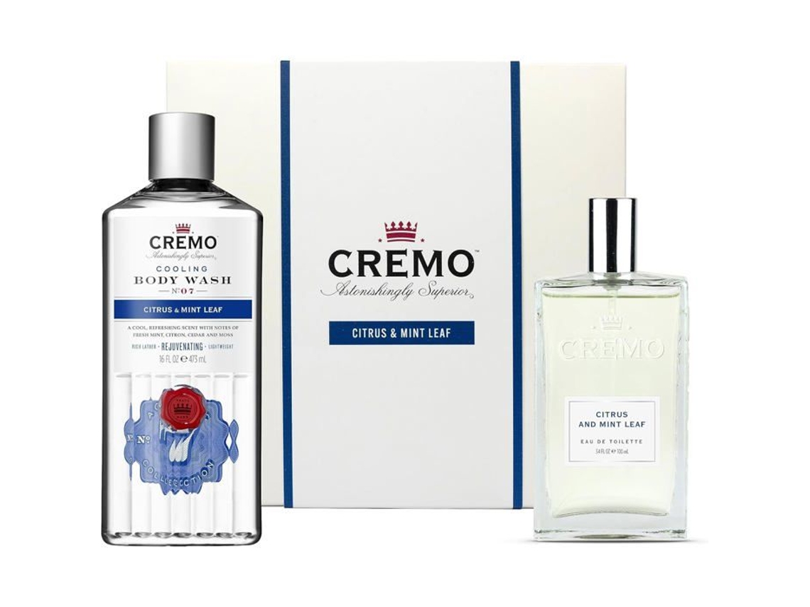 Coffret De Presente Cremo Cítricos Folhas De Menta Eau De Toilette 100ml Gel De Duche 473ml