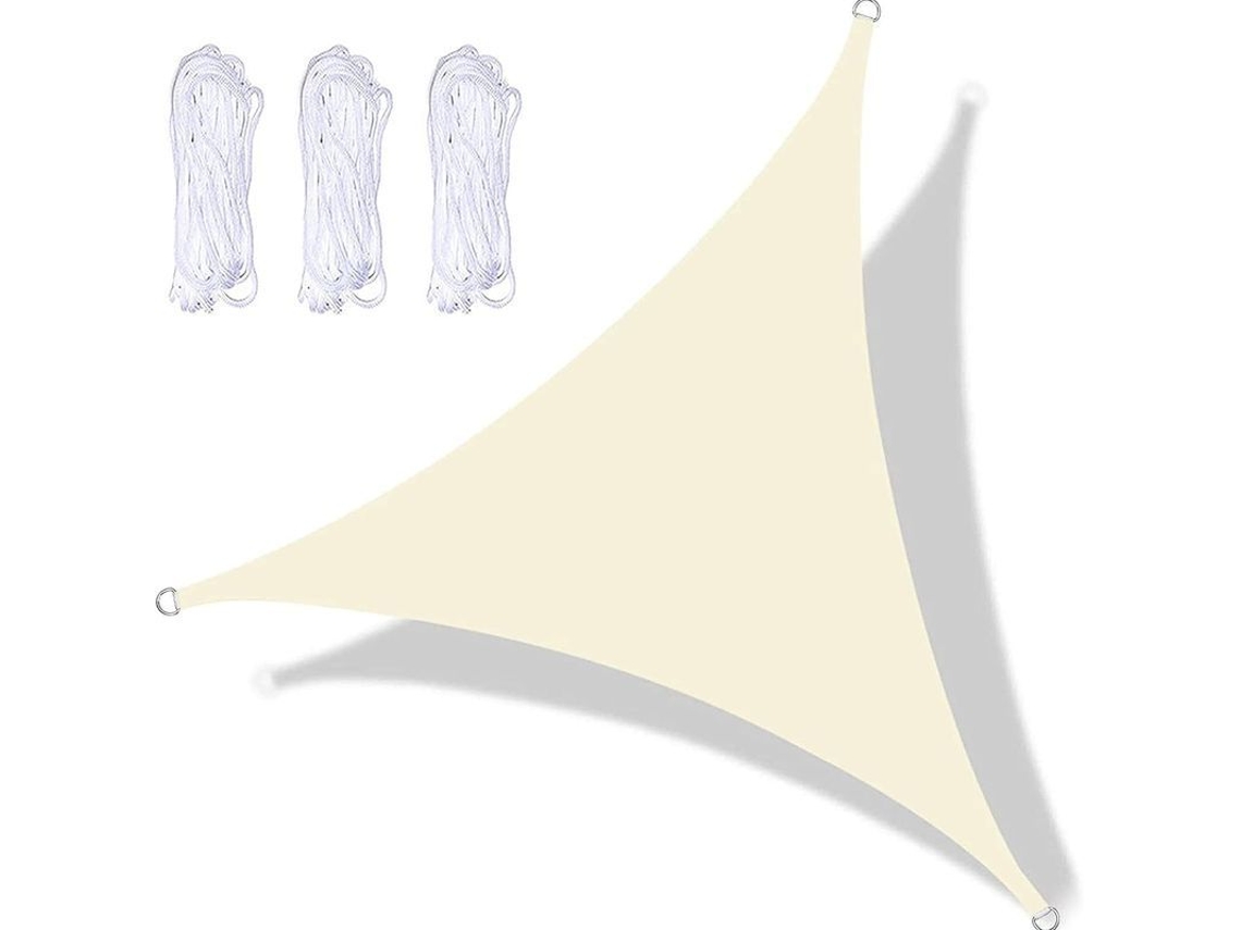 Toldo Triangular 3x3x3m Tela Anti UV 95% Resistente à Água Jbz S/MARCA