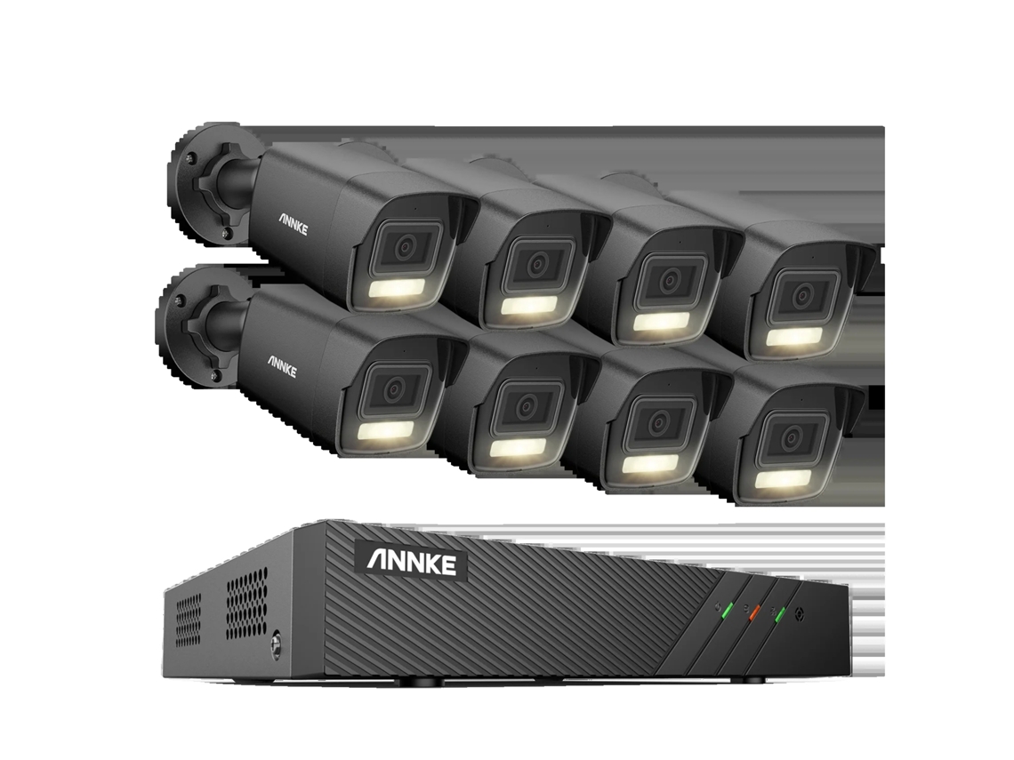 Câmera De Segurança, Resolução De 6mp, Detecção De Movimento, 8ch Nvr 8pcs Câmera, Nenhum Oem