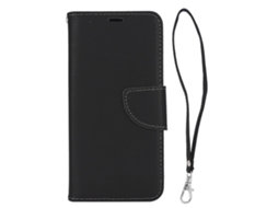 Capa Flip LAXISCREED Iphone 12 Pro Couro Pu Preto