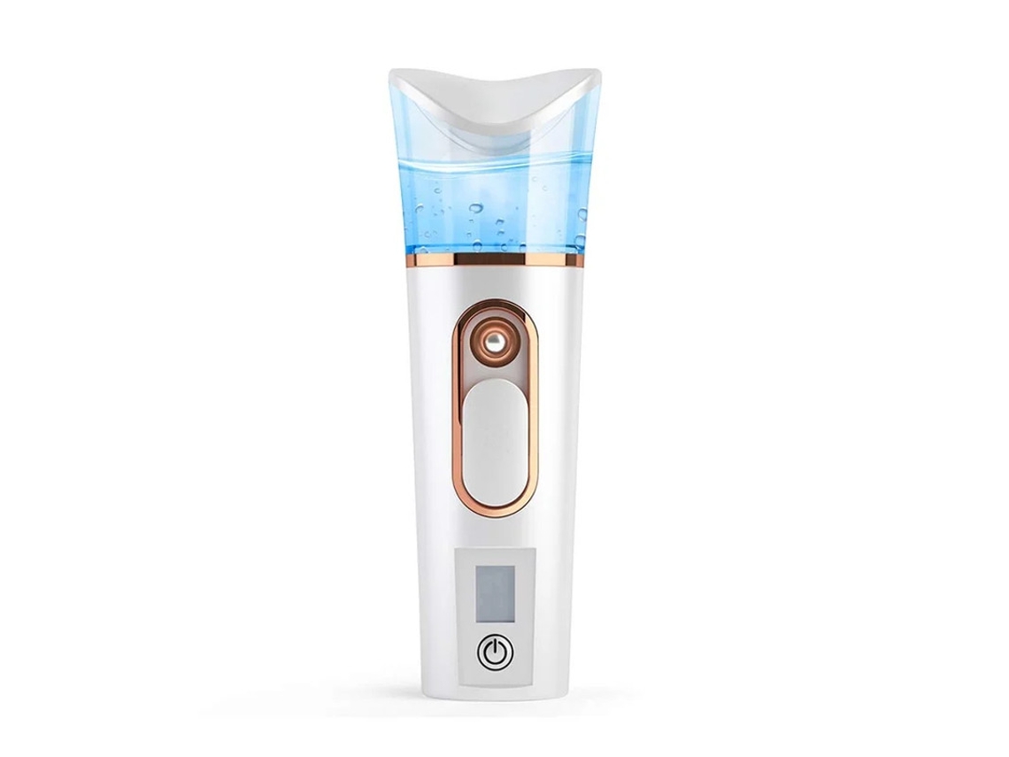 Pulverizador Nano Mist Prático Com Testador De Umidade Do Analisador De Pele Extensões De Cílios De Atomização Facial Portátil Steamer Mist Yizhood