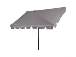 Guarda sol Retangular AKTIVE com Proteção Solar, 200x125 Cm, Guarda sol para Varanda e Terraço, com Mastro Inclinável, Proteção Uv50