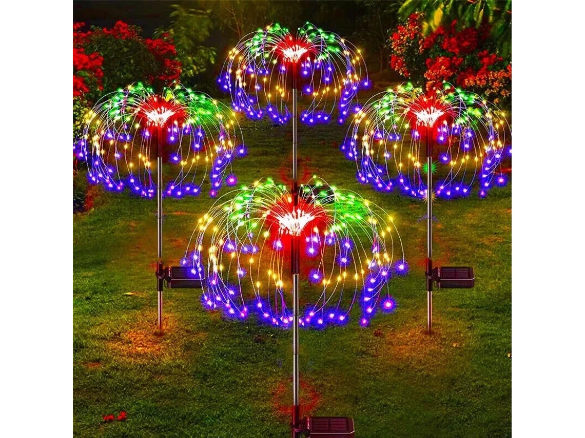 150 Luzes De Fogo De Artifício Solares Led Para Áreas Externas, À Prova Dágua, Caminho, Gramado, Jardim, Decoração, Lâmpada SUNNY SPACES