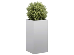 Vidaxl Planter 40x40x80 Cm Aço Galvanizado