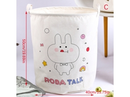 Cesto de Roupa Suja Dobrável com Desenho Animado BRILVIBERA