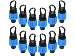 Conjunto De 12 Peças Acessórios Conexão Encaixe Em Plástico Sólido 16