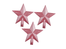 Topo De Árvore De Natal Com Estrela Brilhante, Mini Enfeite Decorativo Para Árvore De Natal, Decoração Festiva, Estrela Olysi Shop