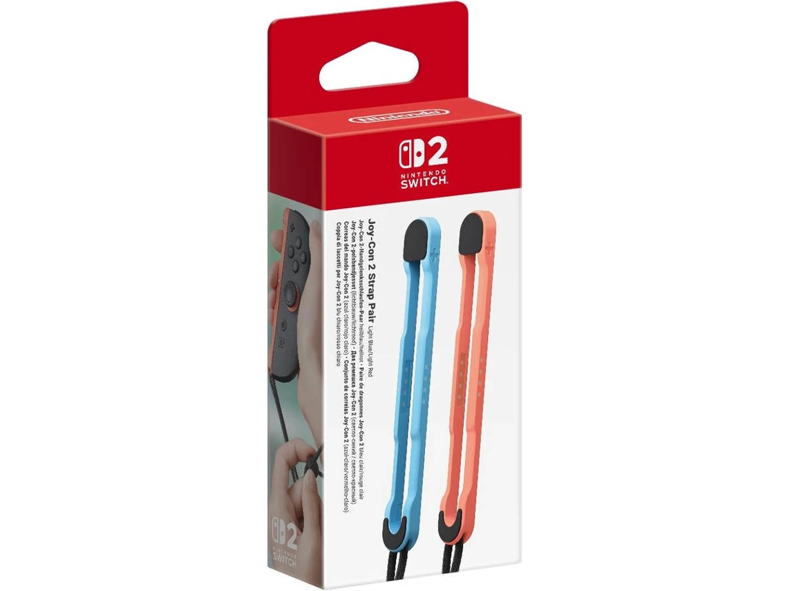 Conjunto de Correias Joy-Con Nintendo Switch 2 (Azul/Vermelho)