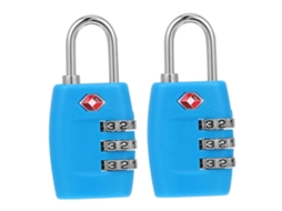 Conjunto De 2-cadeados Combinação Doitool Para Bagagens E Armários, Cadeados Leves E Compactos Com Código Numérico