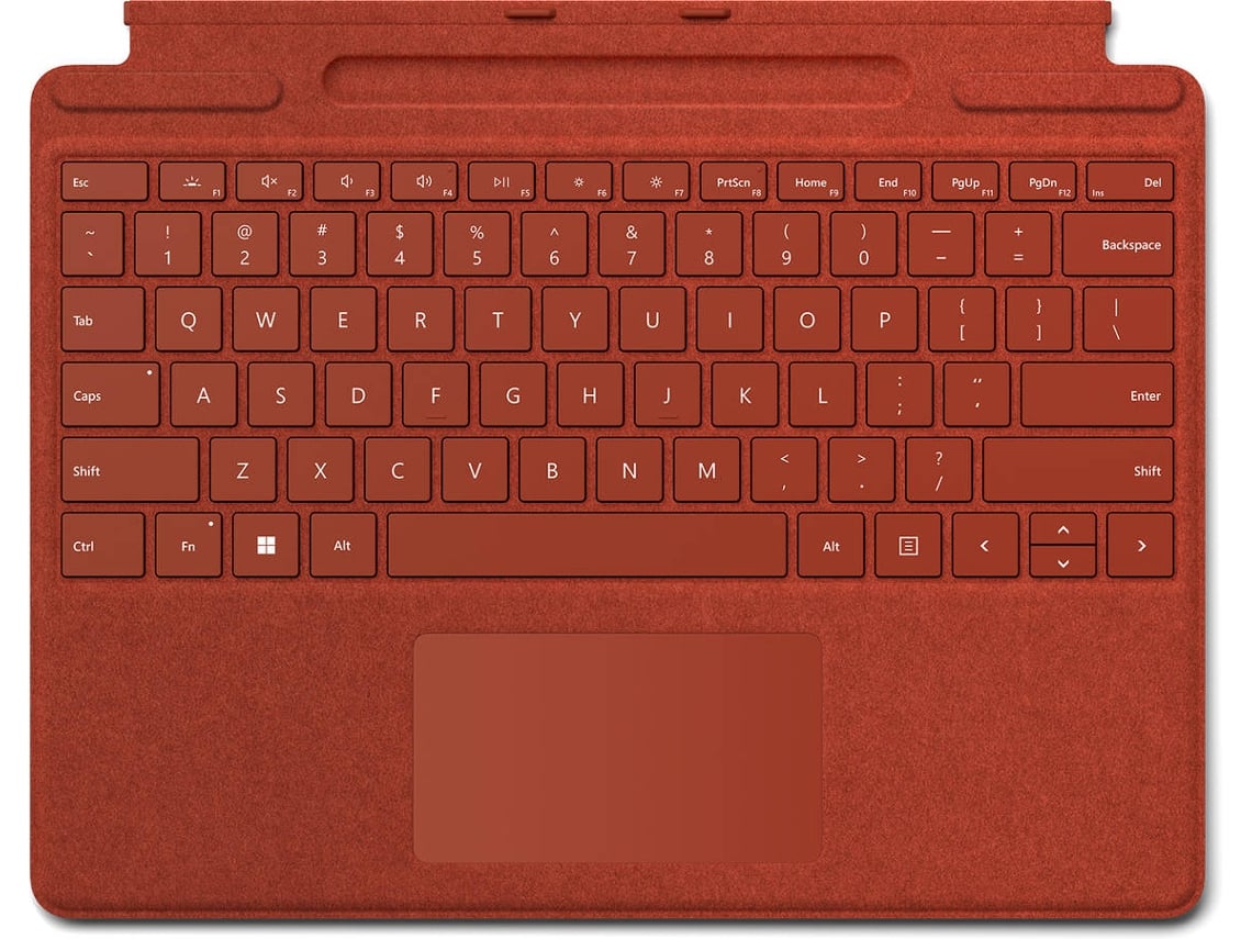 Bundle Teclado MICROSOFT Surface Pro X/Pro 8/Pro 9 + Caneta Stylus Vermelho