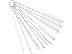 Conjunto De 13 Escovas Limpeza Para Garrafas Lurrose, Em Aço Inoxidável E Nylon, Com Escovas Flexíveis Para Copos E