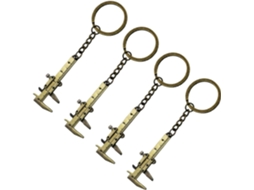 Paquímetro Mini Labrimp De 4 Peças Com Chaveiro, Portátil, Compacto,