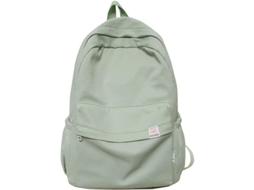 Mochila Escolar para Adolescentes, Verde, 16.9 polegadas, Múltiplos Bolsos (S/MARCA)