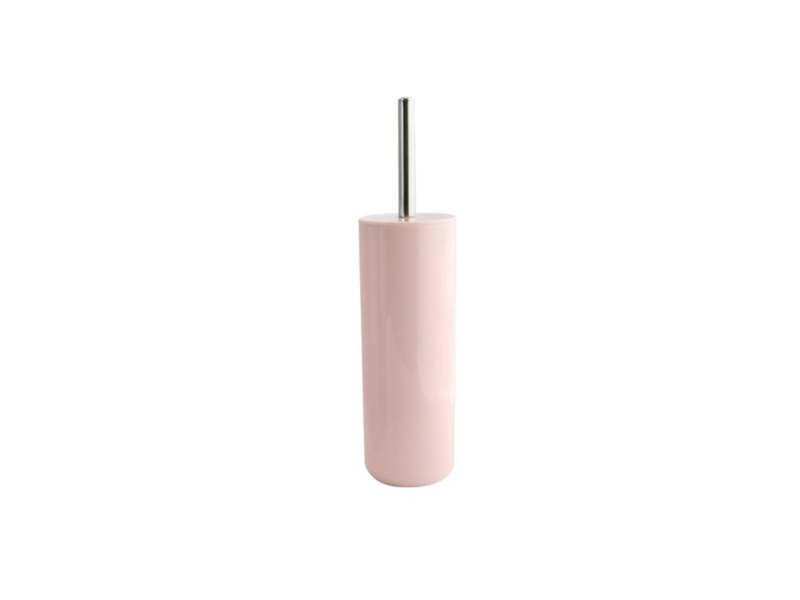 Escova De Vaso Sanitário 37,4x9,1cm Wellhome In-aqua Poliestireno Rosa Pastel